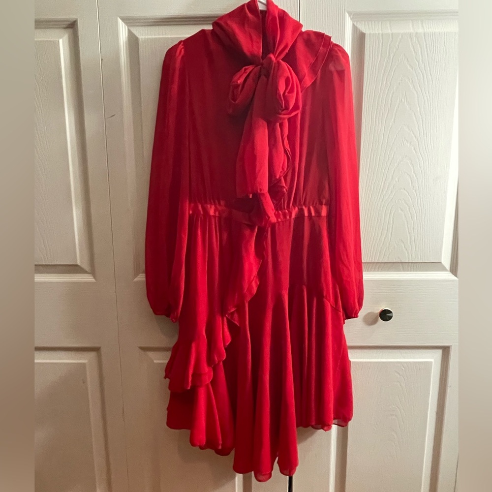 J Rosa Red Dress Size Small